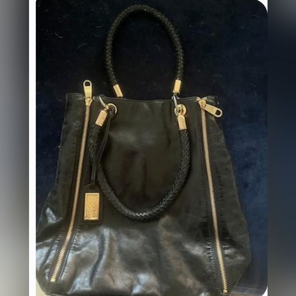 Badgley Mischka leather handbag